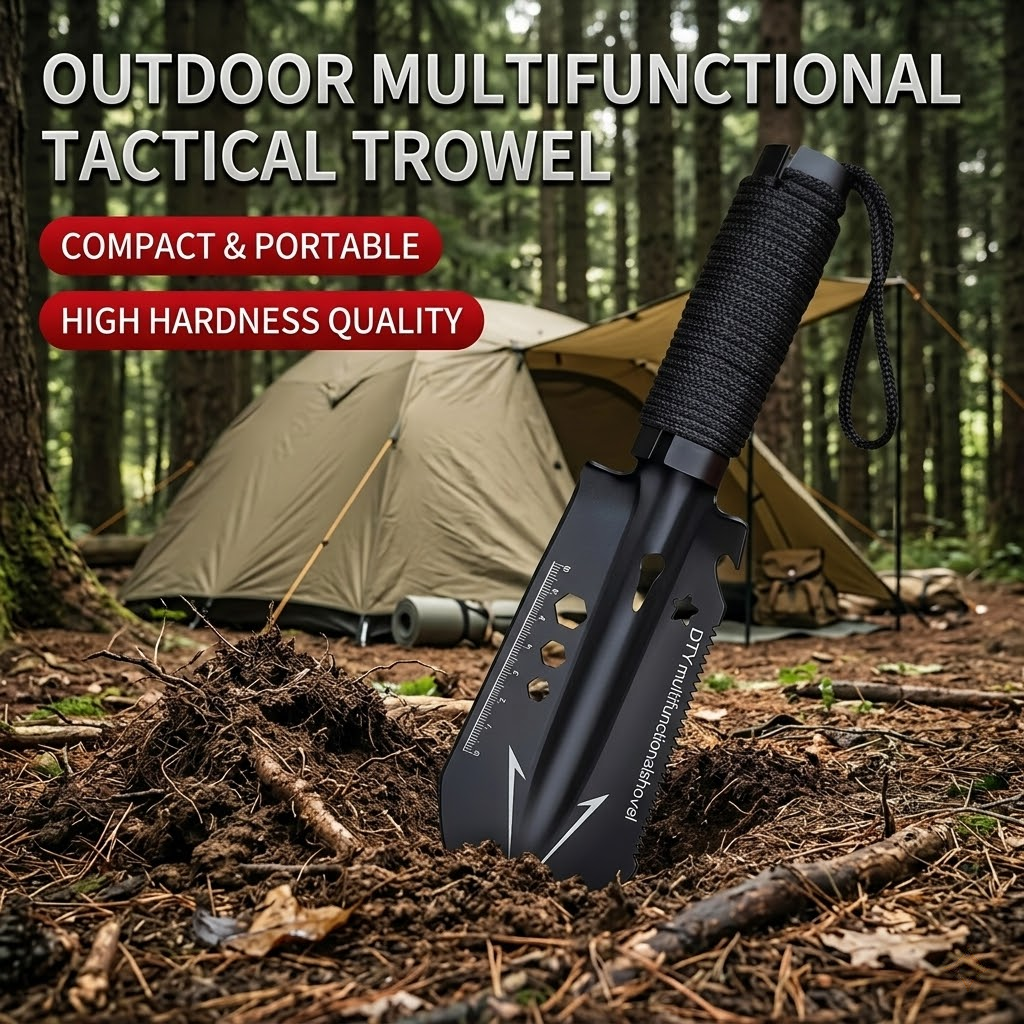 Outdoor Adventure Gear - Ultralight Mini Tactical Shovel Compact Engineer