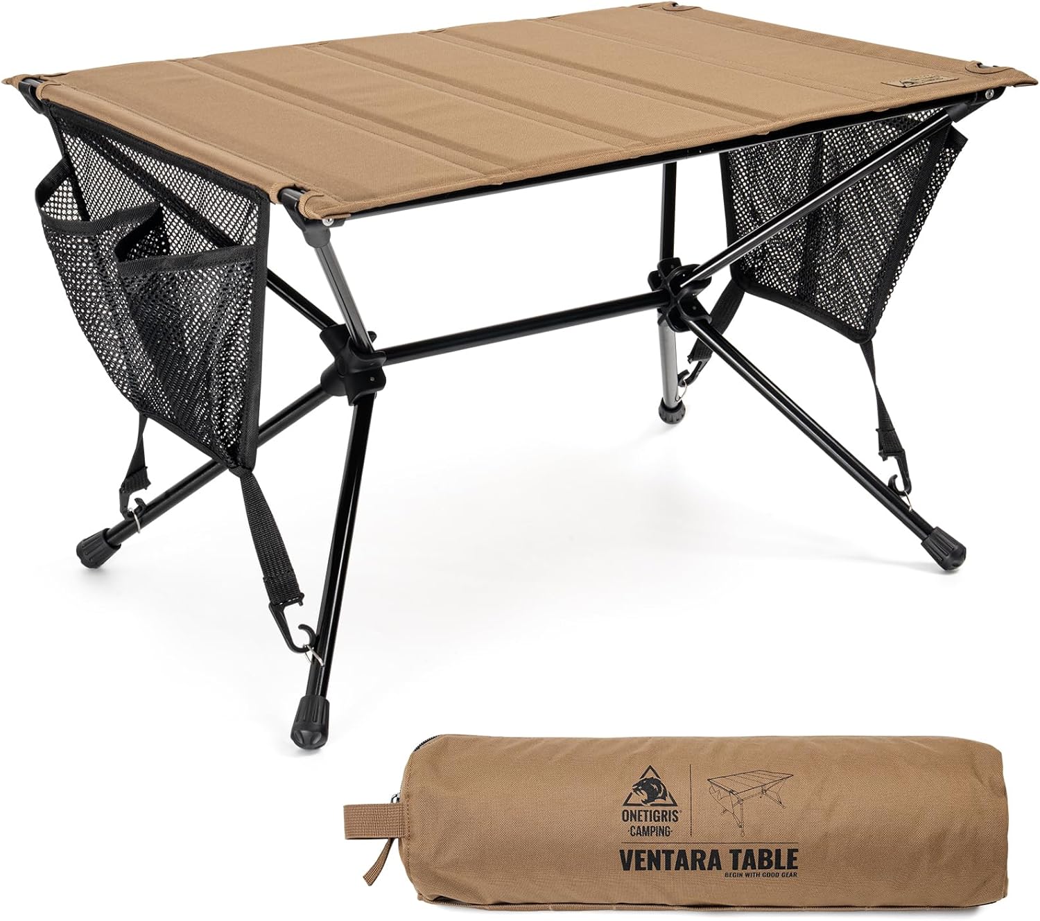 Outdoor Adventure Images - Ultralight Foldable Camping Table, Quick Setup,
