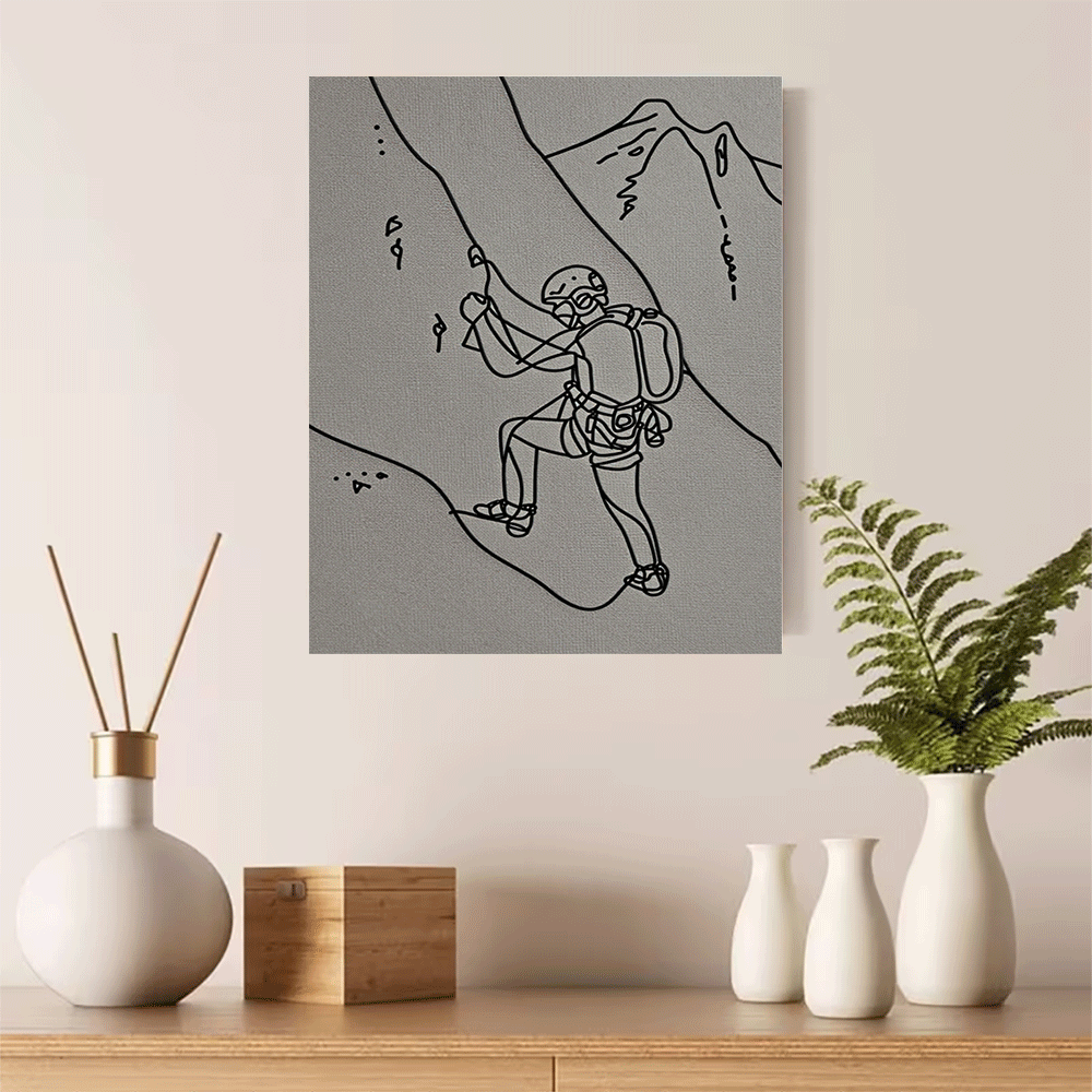 Outdoor Adventure Day - 1PC-Unframed Canvas poster wall decoration Mountain