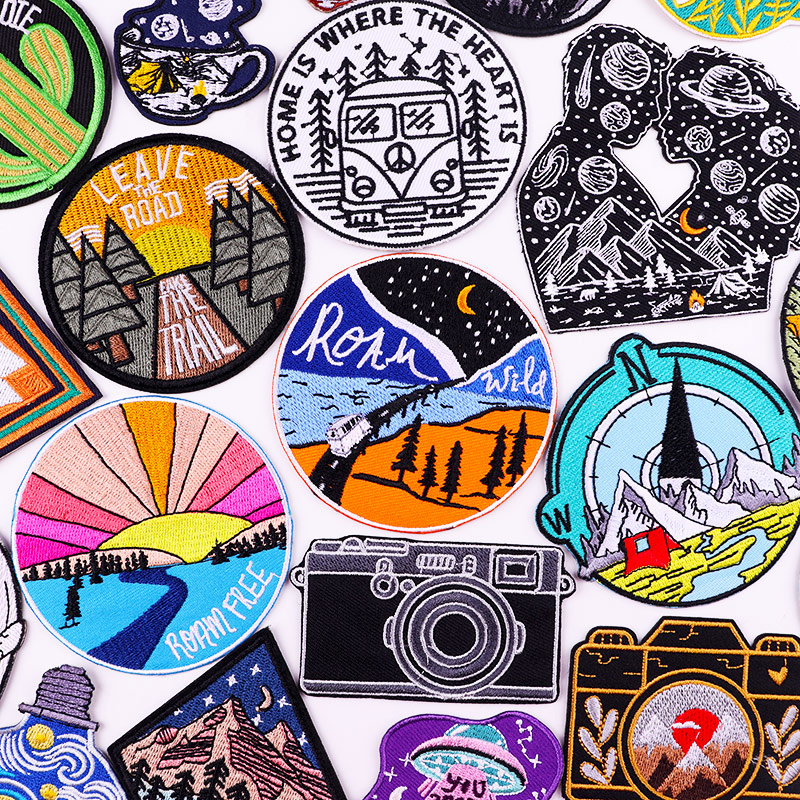 Iron On Patches DIY Outdoor Tr - Outdoor Adventure Travel Show incelemesi ve fiyatı