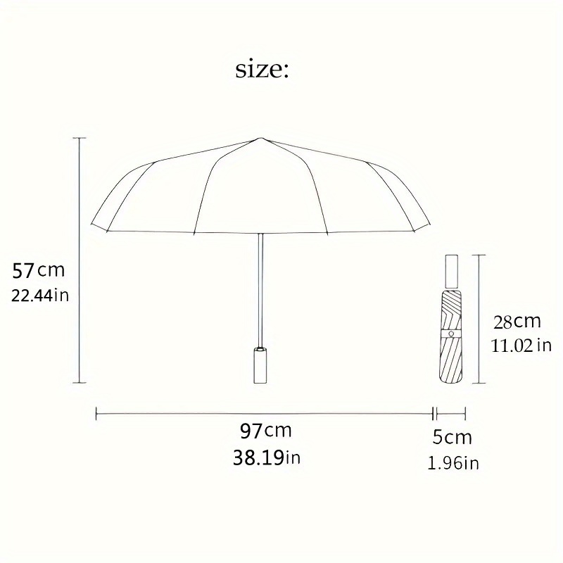 1pc Automatic Open/Close Umbre - Outdoor Adventure Golf incelemesi ve fiyatı