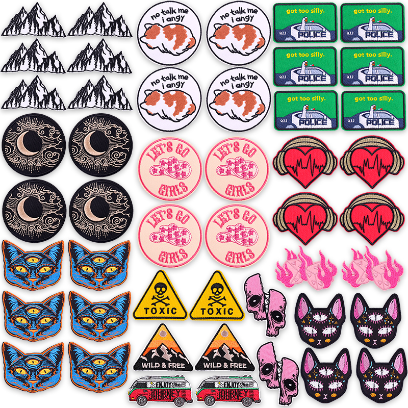 10PCS/Lot Explorer Emblem Embr - Outdoor Adventure Travel Show incelemesi ve fiyatı