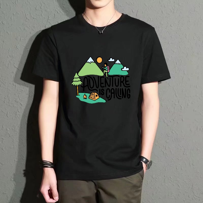 Men's Black Round-Neck Short-S - Outdoor Adventure Clothing incelemesi ve fiyatı