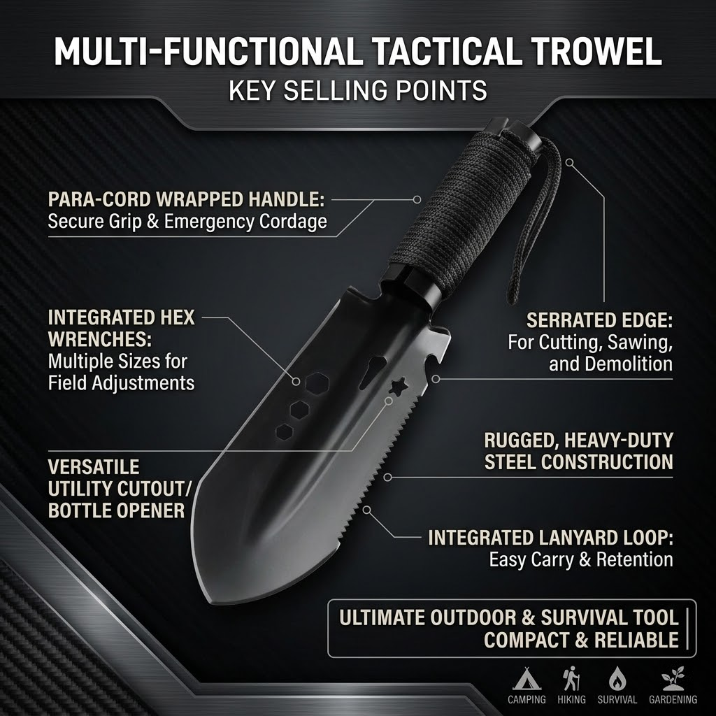 Ultralight Mini Tactical Shove - Outdoor Adventure Gear incelemesi ve fiyatı