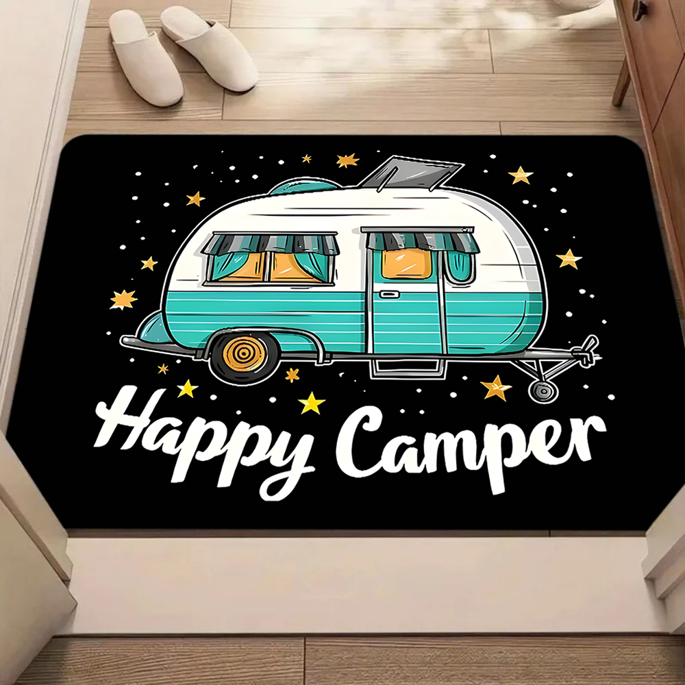 Vintage Camper Van Doormat wit - Outdoor Adventure Golf incelemesi ve fiyatı