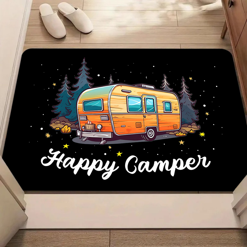 Vintage Camper Van Doormat wit - Outdoor Adventure Golf incelemesi ve fiyatı