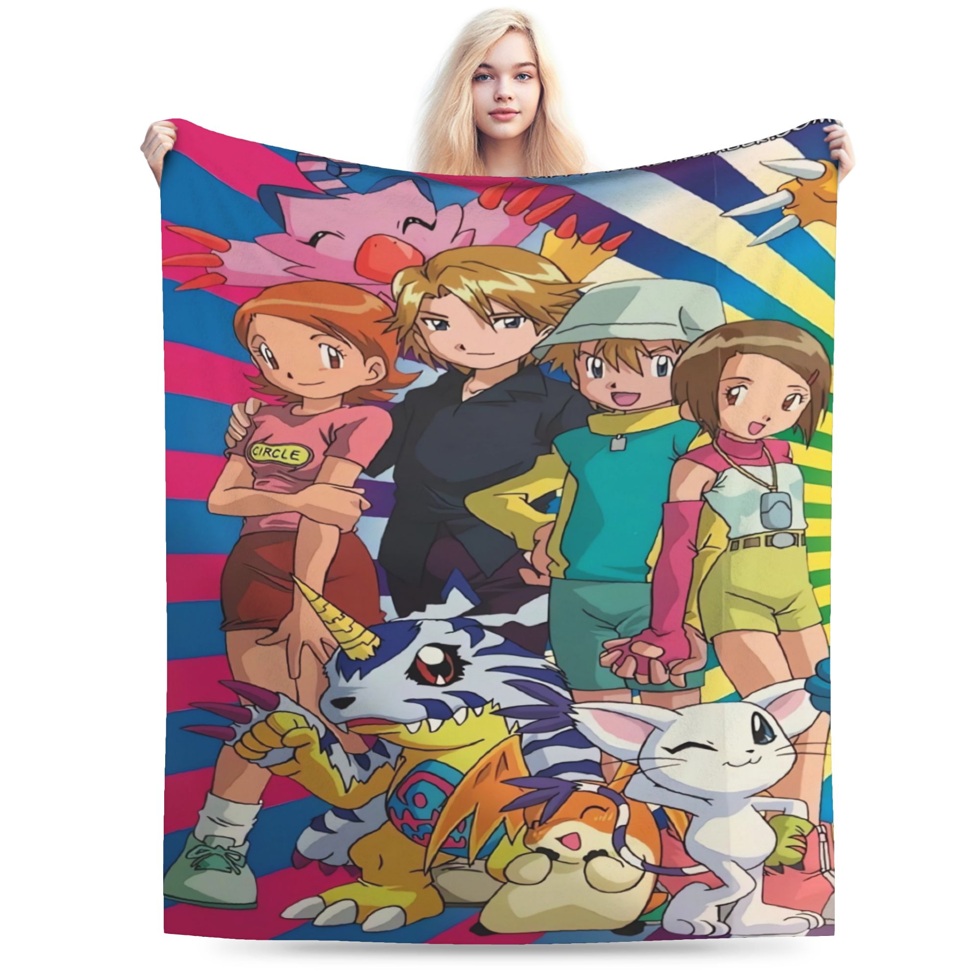 Digimon Adventure  Blankets Qu - Outdoor Adventure Girls incelemesi ve fiyatı