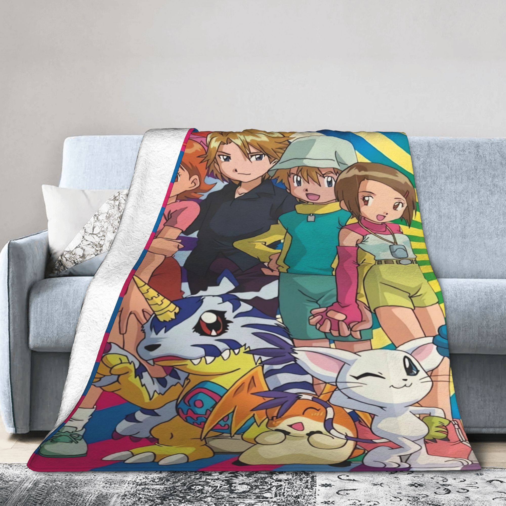 Digimon Adventure  Blankets Qu - Outdoor Adventure Girls incelemesi ve fiyatı