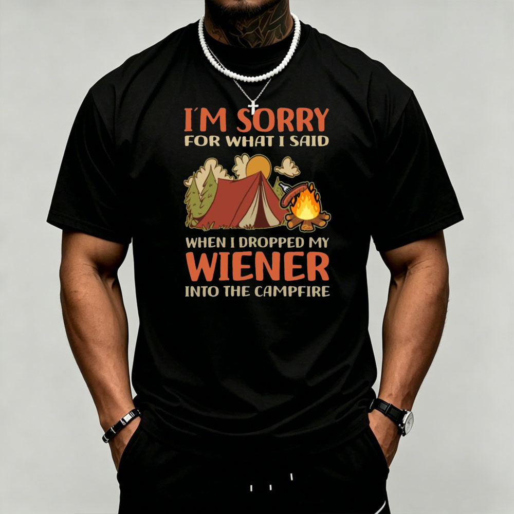 Camping Wiener Campfire Graphi - Outdoor Adventure Quotes Short incelemesi ve fiyatı