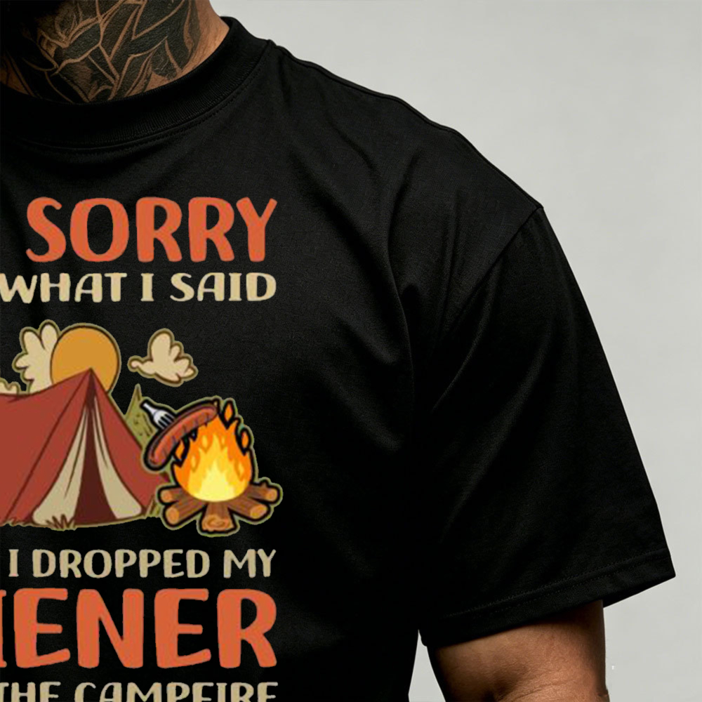 Camping Wiener Campfire Graphi - Outdoor Adventure Quotes Short incelemesi ve fiyatı