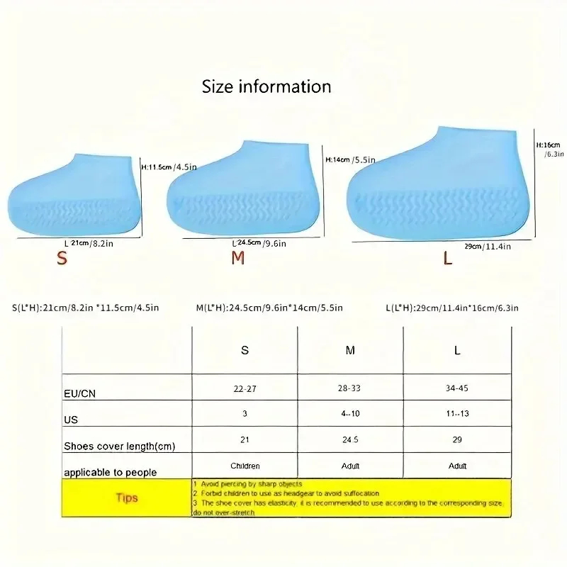 1 Pair Silicone Waterproof Sho - Outdoor Adventure Gear incelemesi ve fiyatı