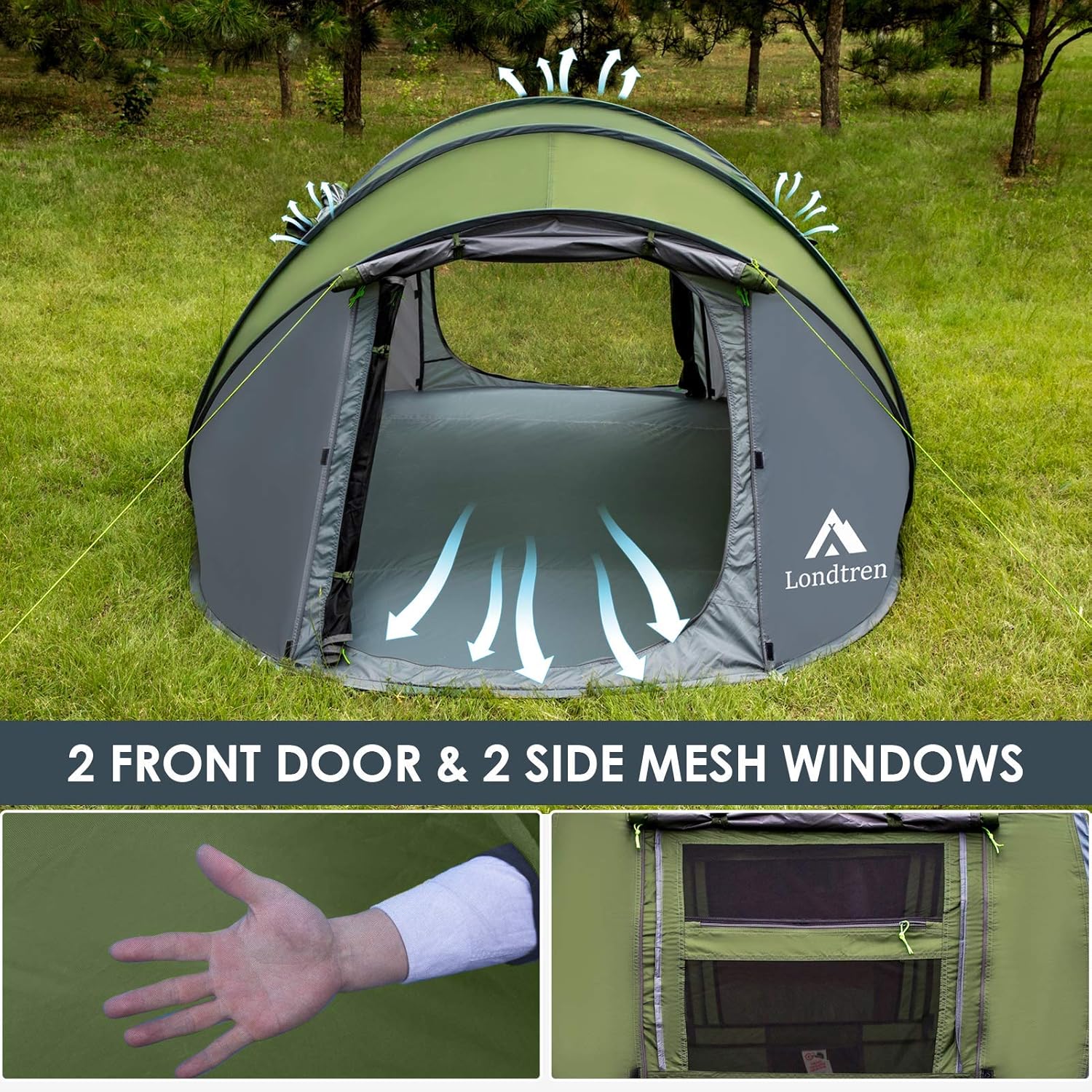4 Person Instant Pop Up Tent f - Outdoor Adventure Images incelemesi ve fiyatı