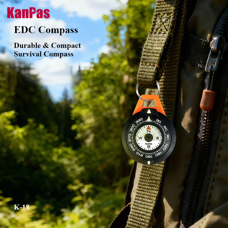 KANPAS EDC Mini Compass, Lumin - Outdoor Adventure Gear incelemesi ve fiyatı
