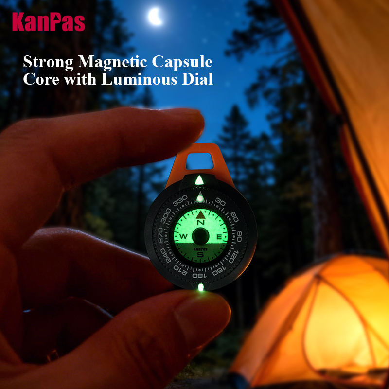 KANPAS EDC Mini Compass, Lumin - Outdoor Adventure Gear incelemesi ve fiyatı