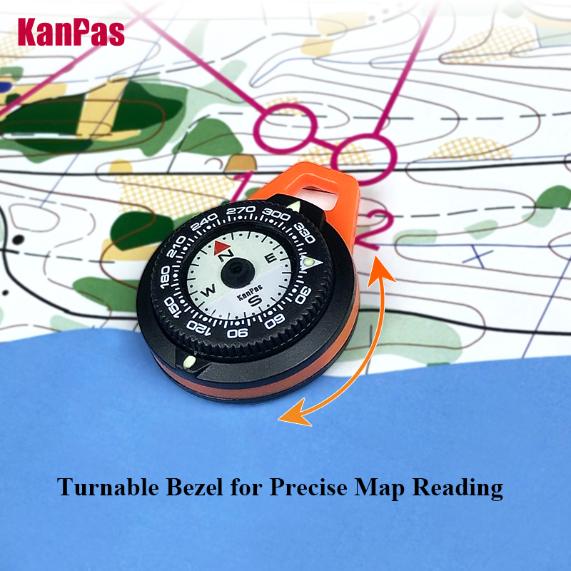 KANPAS EDC Mini Compass, Lumin - Outdoor Adventure Gear incelemesi ve fiyatı