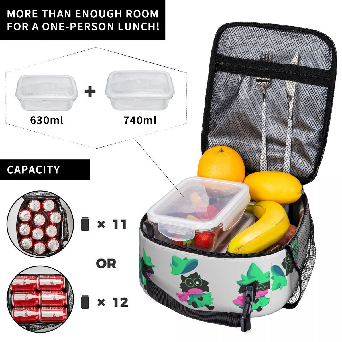 Deltarune Insulated Lunch Bags - Outdoor Adventure Girls incelemesi ve fiyatı
