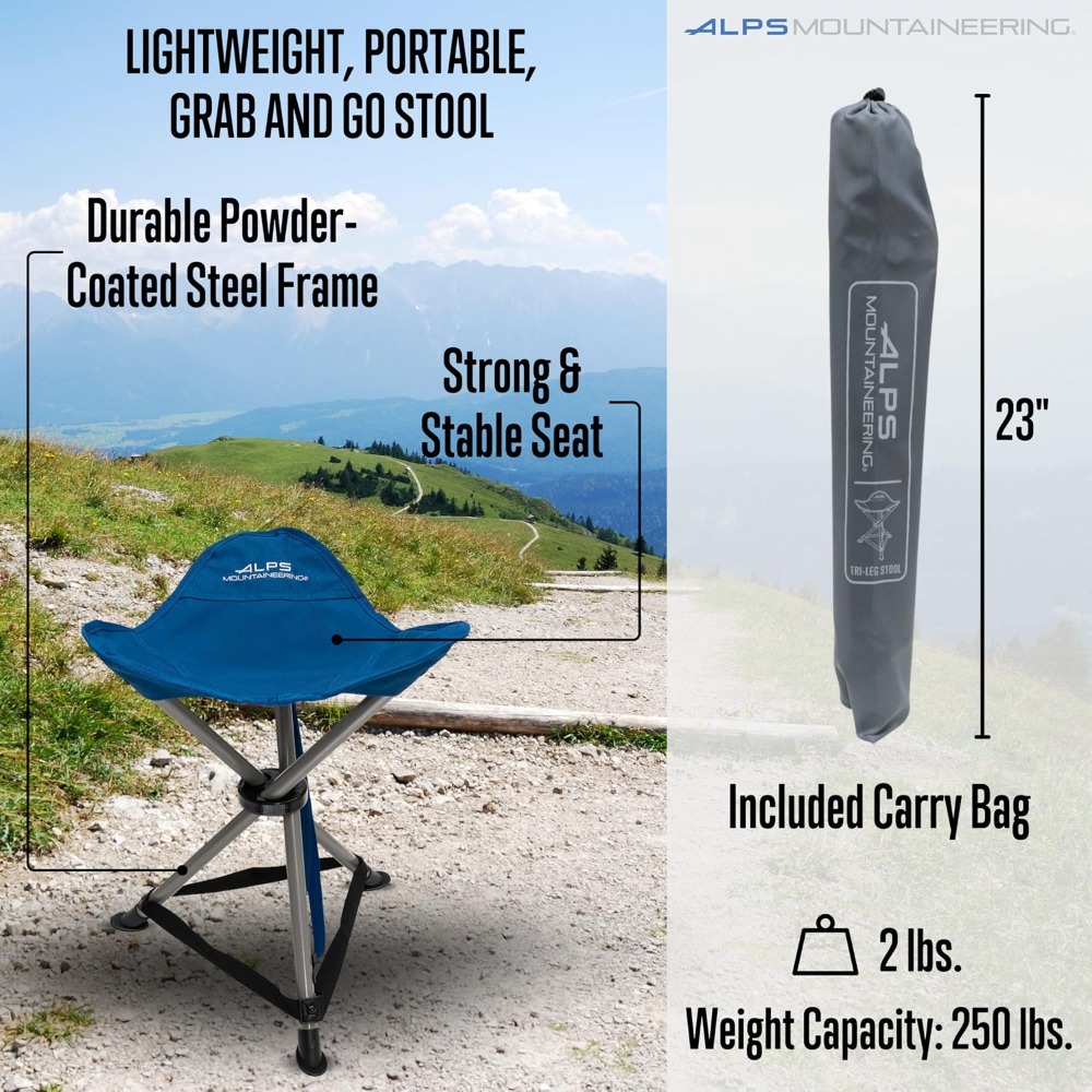 Compact Tri-Leg Stool - Lightw - Outdoor Adventure Images incelemesi ve fiyatı