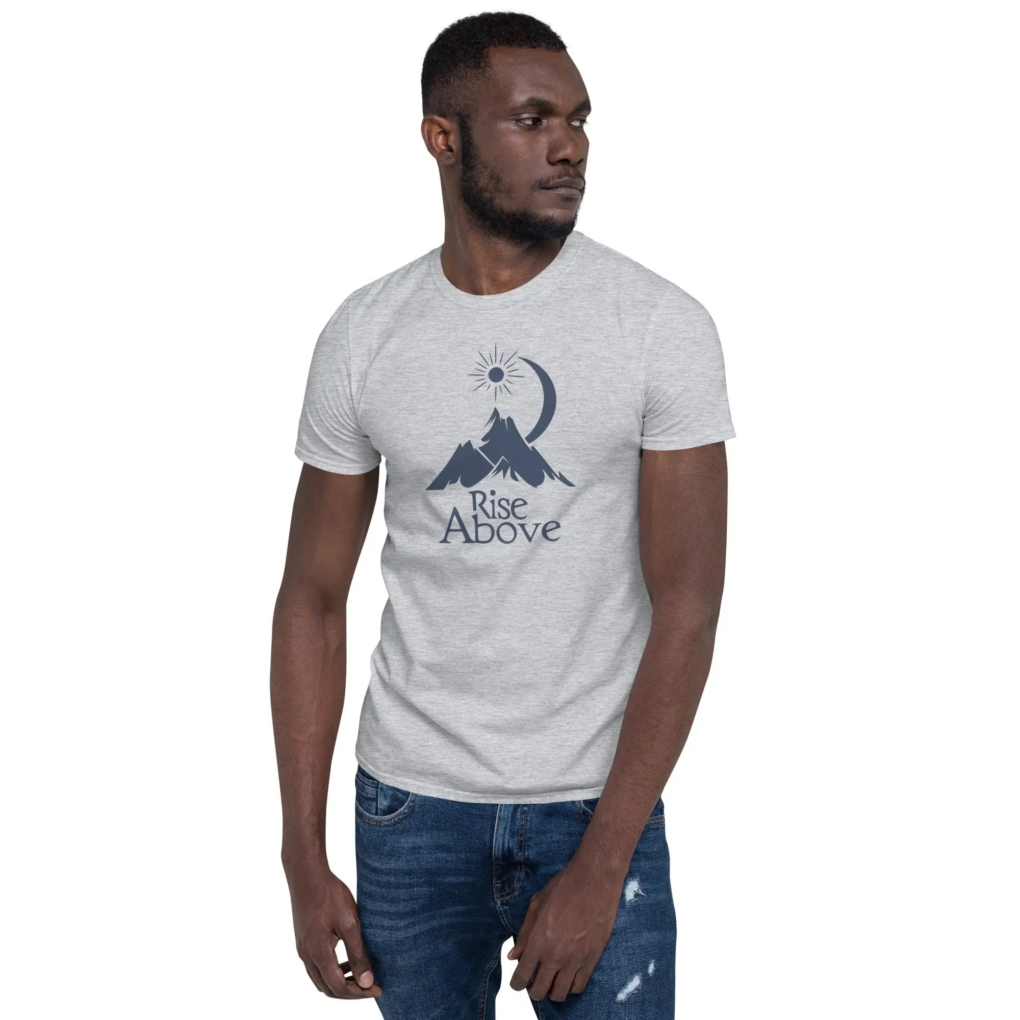 Rise Above Mountain T Shirt In - Outdoor Adventure Quotes Short incelemesi ve fiyatı