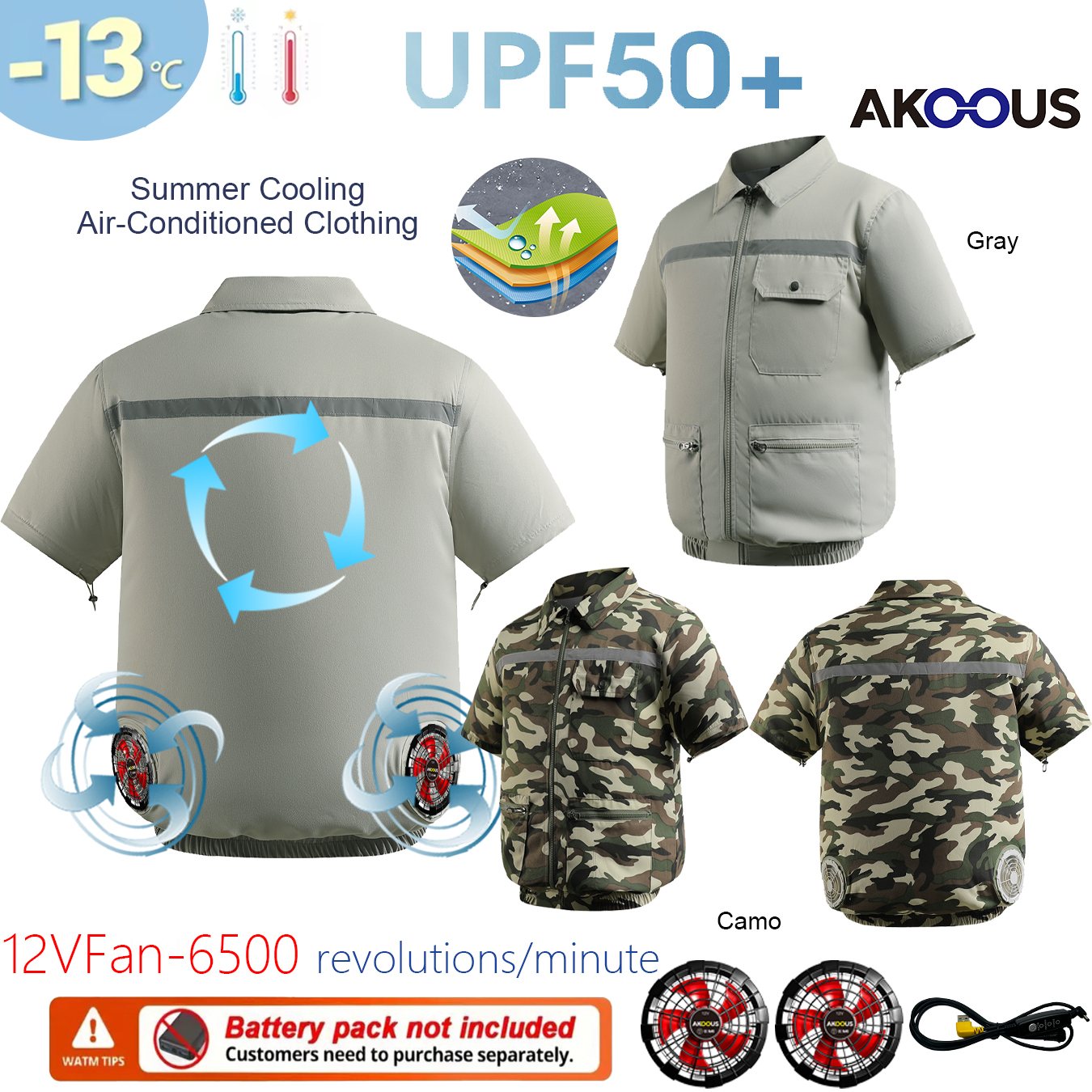 Summer USB 12V/5V Air Conditio - Outdoor Adventure Clothing incelemesi ve fiyatı